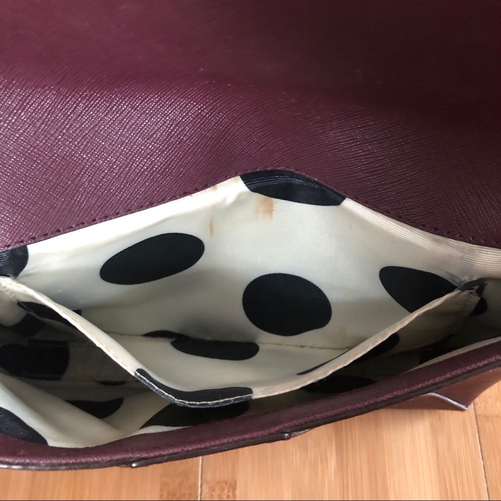 Burgundy Kate Spade Satchel/Crossbody Bag - Picture 8 of 11